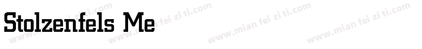Stolzenfels Medium字体转换